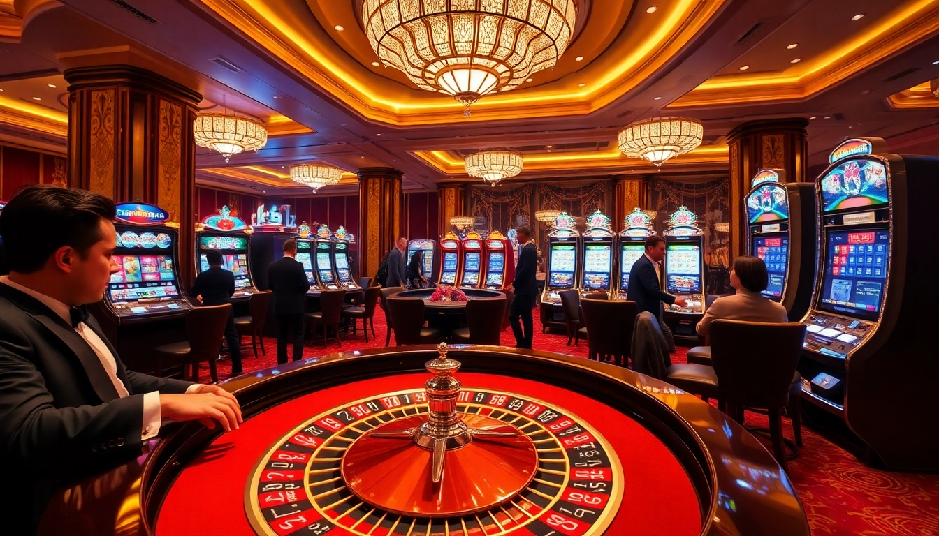 Experience thrilling gameplay at casino c168 with high-stakes roulette, elegant players, and luxury gaming.