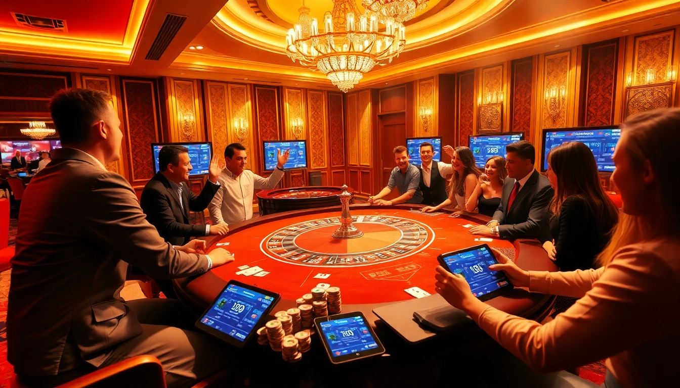 Experience the excitement of F168 with dynamic poker games and vibrant casino atmosphere.